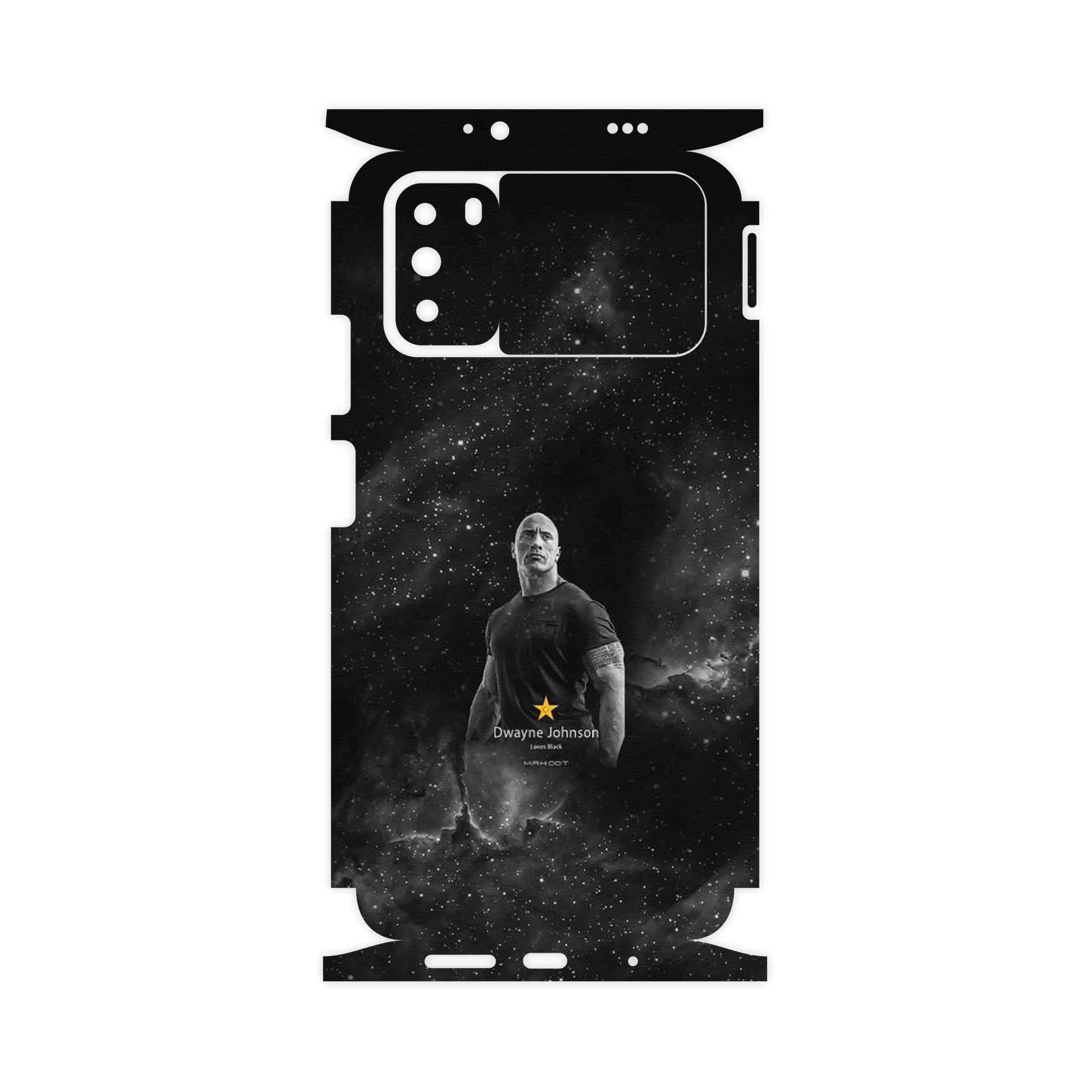 برچسب پوششی ماهوت مدل Dwayne Johnson-FullSkin مناسب برای گوشی موبایل شیائومی Poco M3