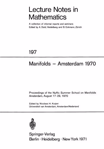 خرید و دانلود نسخه کامل کتاب Manifolds - Amsterdam 1970