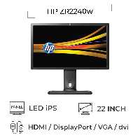 مانیتور استوک 22 اینچ اچ پی HP ZR2240W پورت HDMI