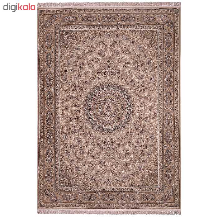 فرش ماشینی زمرد مشهد مدل MOS008 زمینه موزی