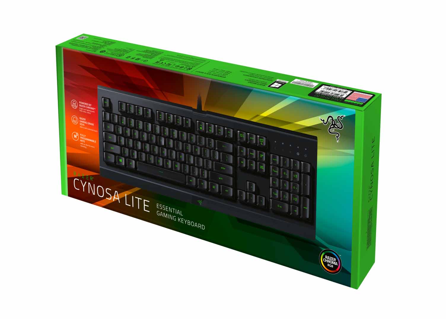 خرید کیبورد گیمینگ ریزر Keyboard Razer Cynosa Lite با بهترین قیمت