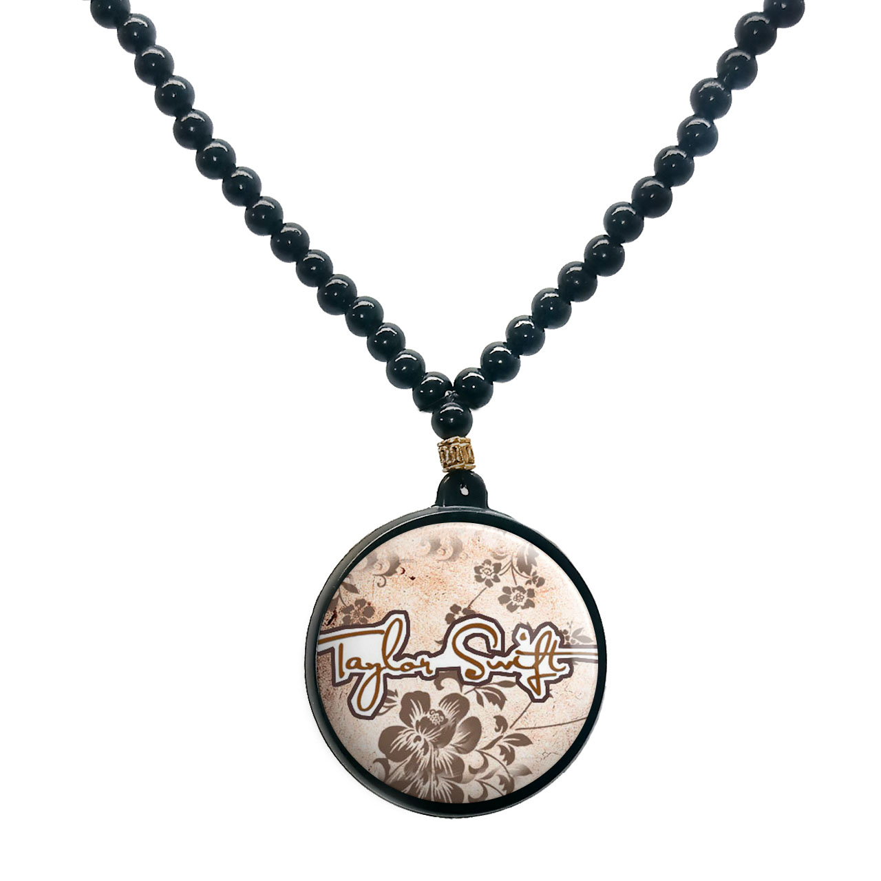 گردنبند پرمانه طرح تیلور سویفت کد pmd.2888 مدل دو طرفه