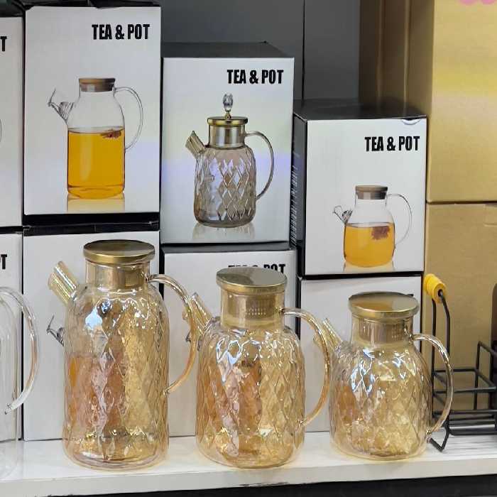 قوری 1000 میل شامپاینی پیرکس