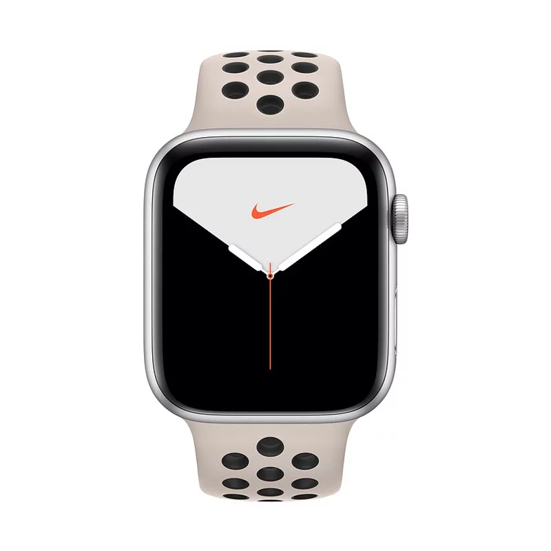 اپل واچ سری 5 مدل 40mm بدنه آلومینیوم به رنگ نقره ای با بند Nike Sport