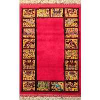 فرش دستبافت یک متری طرح کف ساده کد AA261