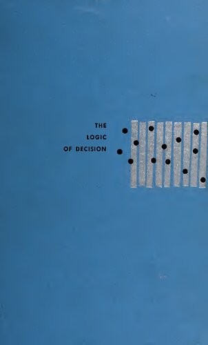 خرید و دانلود نسخه کامل کتاب The Logic of Decision