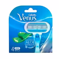 تیغ یدک ژیلت مدل Venus Aloe بسته 4 عددی