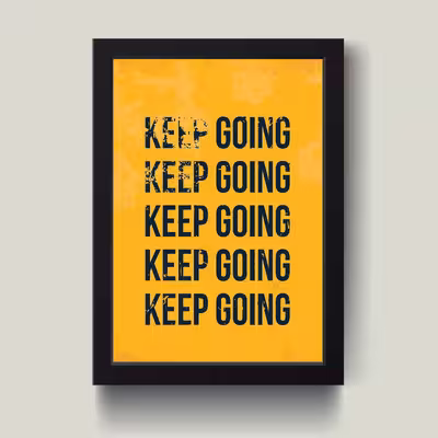 تابلو مدل انگیزشی Keep going کد G11-24