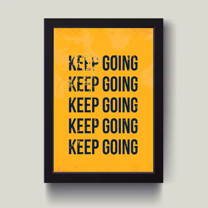 تابلو مدل انگیزشی Keep going کد G11-24