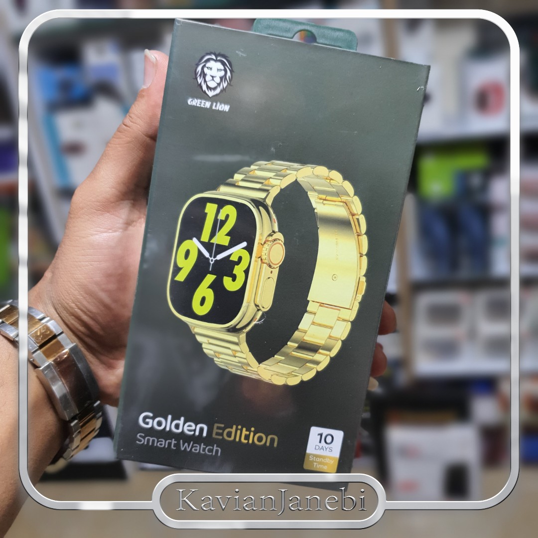 ساعت هوشمند گلدن ادیشن گرین لاین مدل Green Lion Golden Edition GNSW49-A سایز 49 میلی متری