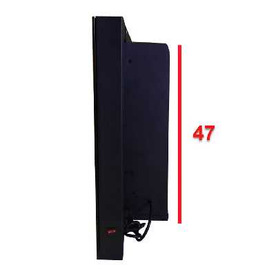 شومینه دیواری برقی شومینه بیستون مدل H.C_120_T_W17_L4.bs