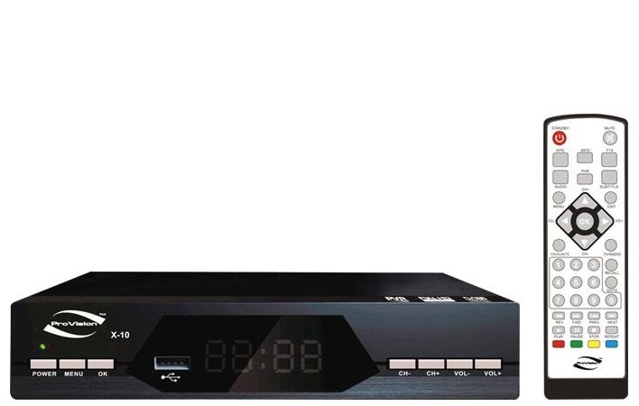 گیرنده دیجیتال تلویزیون پرو ویژن مدل ایکس 10 تی 2