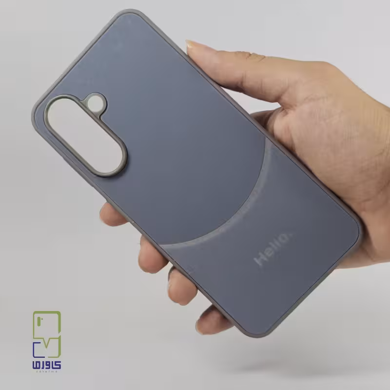 قاب سامسونگ A56 هیبریدی براق | طوسی شیک و مقاوم | samsung a56
