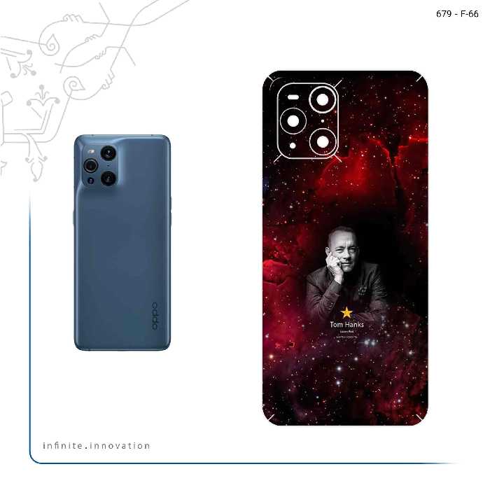 برچسب پوششی ماهوت مدل Tom Hanks مناسب برای گوشی موبایل اپو Find X3 Pro