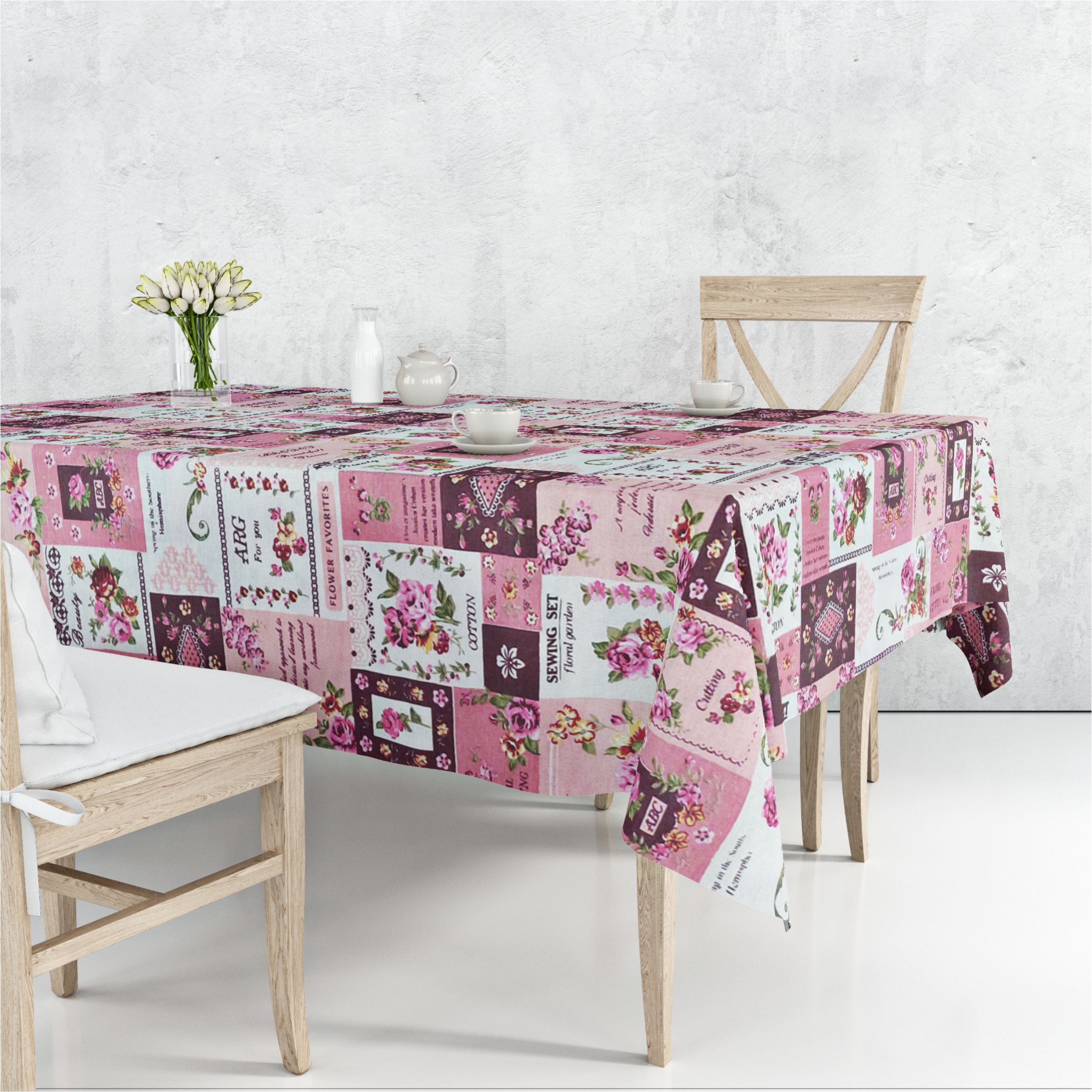 رومیزی طرح کریستال