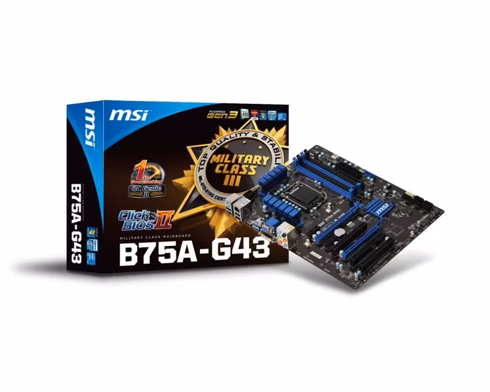 مادربرد ام اس آی B75A-G43