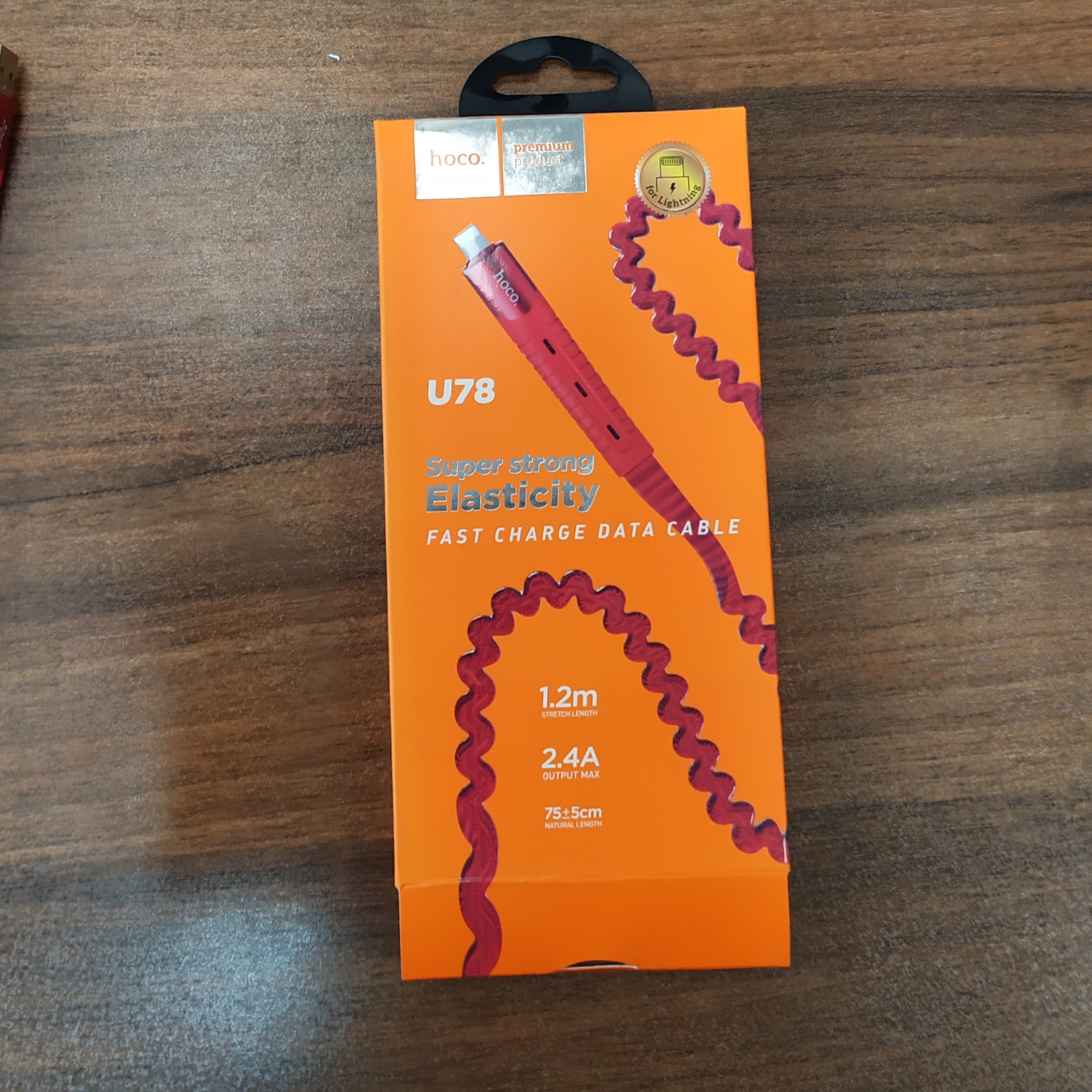 کابل تبدیل USB به لایتنینگ هوکو مدلU78