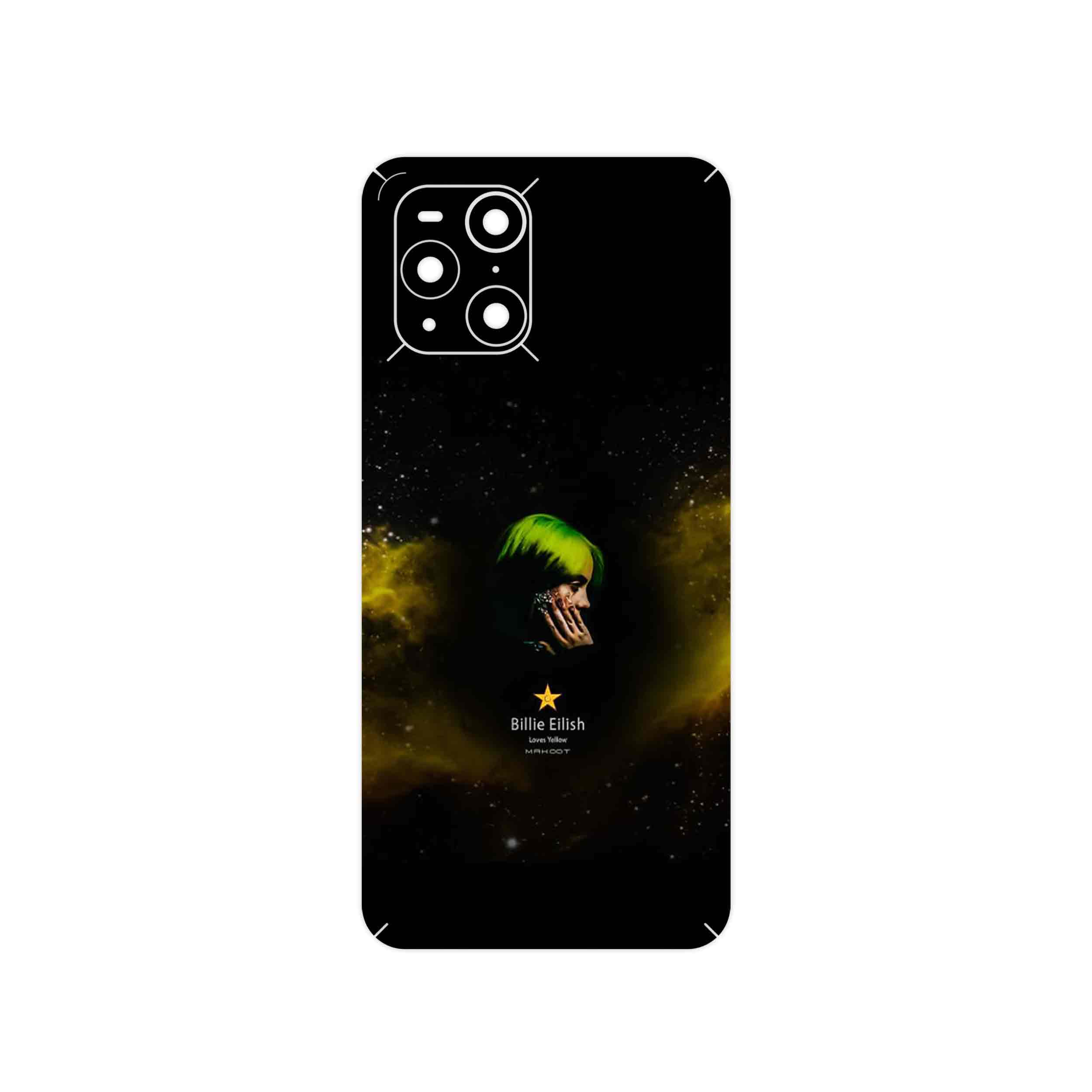 برچسب پوششی ماهوت مدل Billie Eilish مناسب برای گوشی موبایل اپو Find X3 Pro