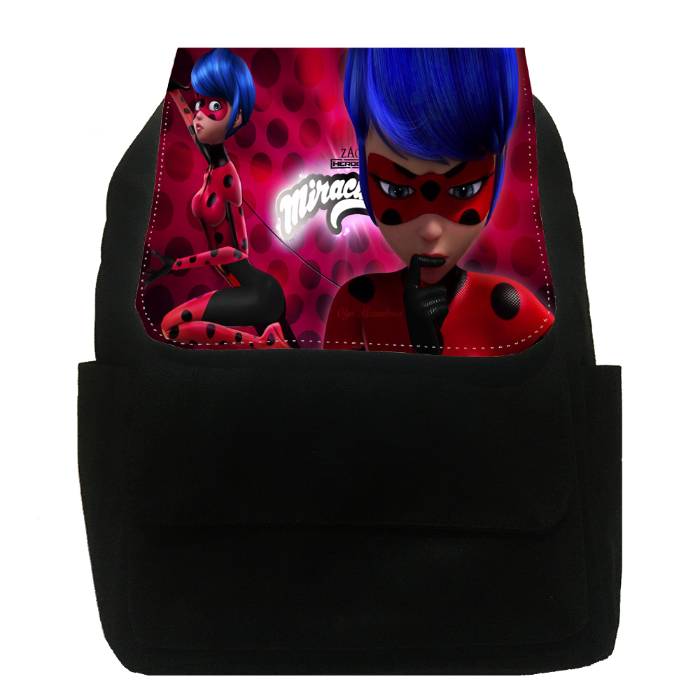 کوله پشتی طرح دختر کفشدوزکی کد pk7