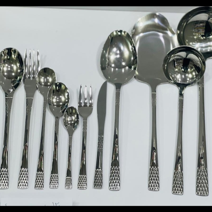 سرویس قاشق و چنگال یونیک دهنه اروپایی 