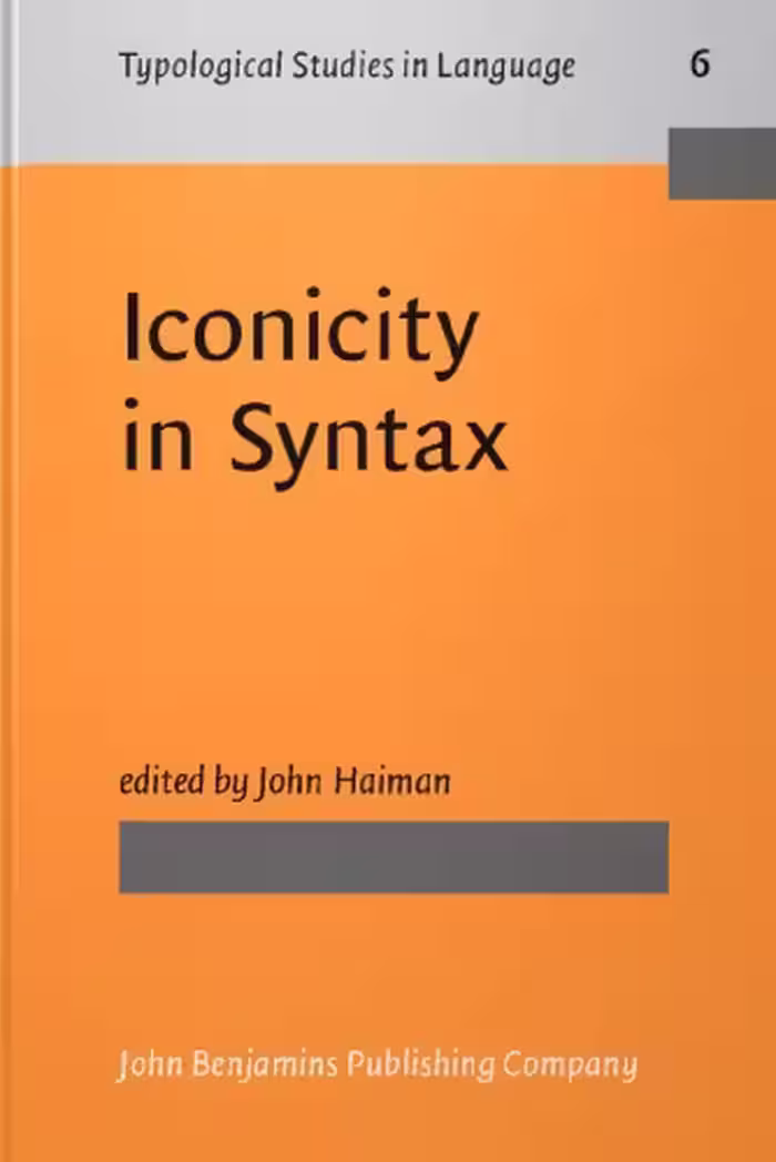 خرید و دانلود نسخه کامل کتاب Iconicity in Syntax: Proceedings of a Symposium on Iconicity in Syntax, Stanford, June 24-26, 1983