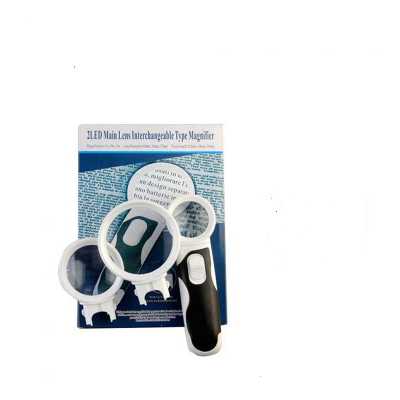 ذره بین مدل 3 لنز چراغ دار کد 77365A