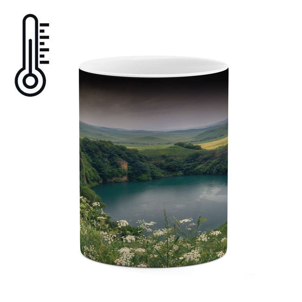 ماگ حرارتی کاکتی طرح منظره مدل mgh15344