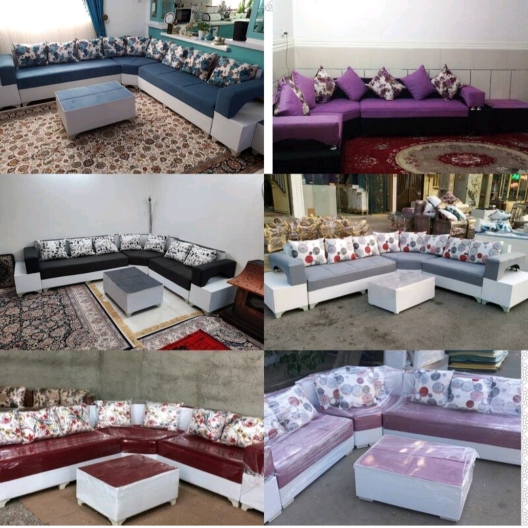مبل راحتی ال دسته دبل زیبا وشیک