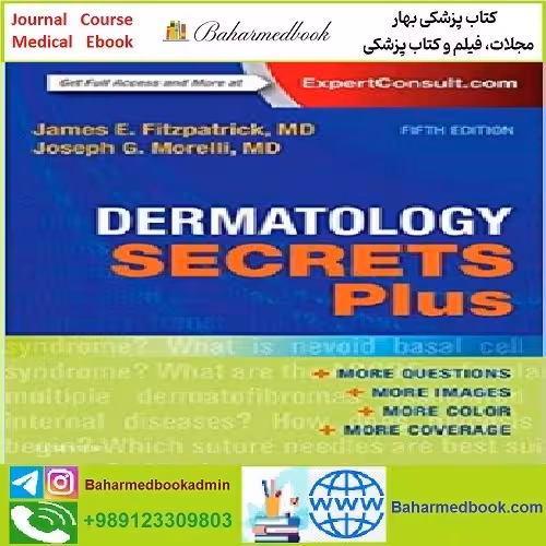 Dermatology Secrets Plus TRUE PDF price 1€ - کتاب پزشکی بهار