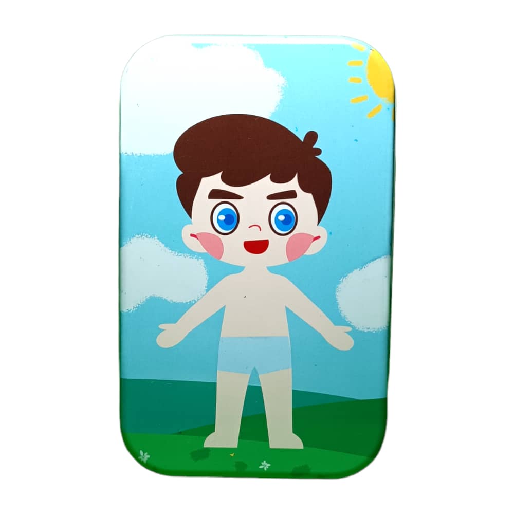 بازی آموزشی مدل جور چین مغناطیسی پسر ساحلی