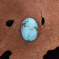 نگین فیروزه شجری کد 11618 - جواهری مشاهیر