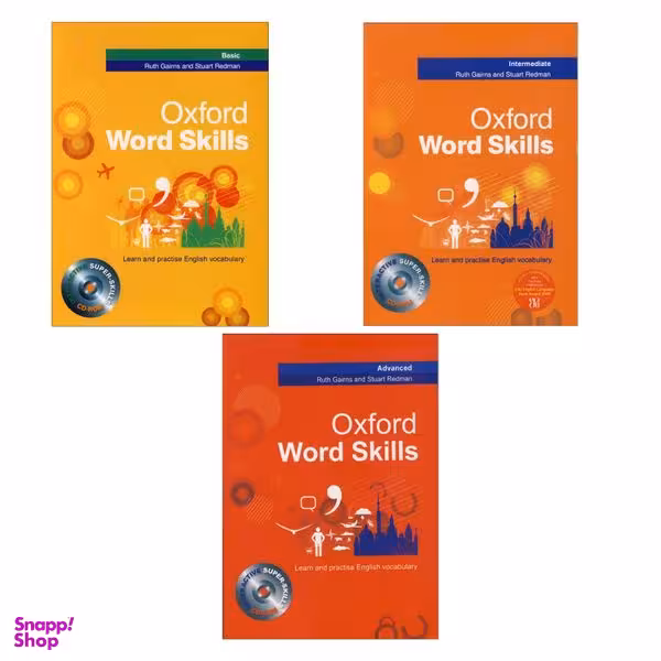 کتاب oxford word skills اثر Stuart Redman انتشارات اکسفورد 3جلدی