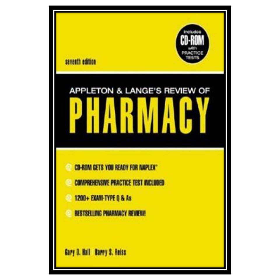 کتاب Appleton &amp; Langes Review of Pharmacy اثر Gary D. Hall and Barry S. Reiss انتشارات مؤلفین طلایی