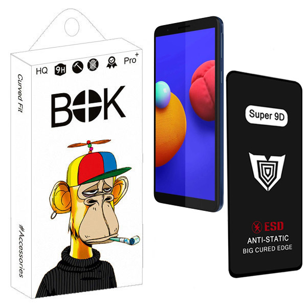 محافظ صفحه نمایش بوک مدل Super 9D مناسب برای گوشی موبایل سامسونگ Galaxy A01 Core | کالا برتری