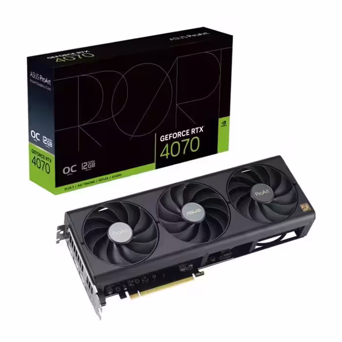 کارت گرافیک ایسوس ProArt GeForce RTX 4070 OC Edition 12GB GDDR6X