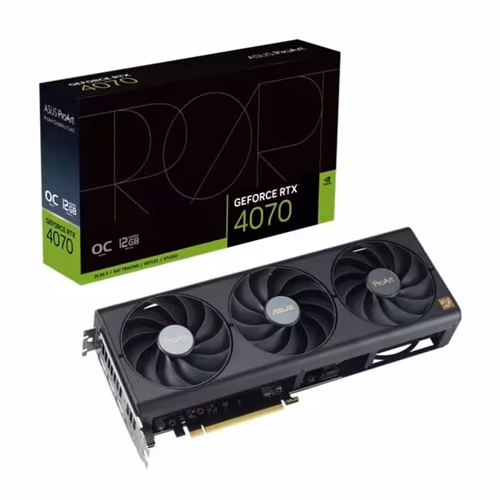 کارت گرافیک ایسوس ProArt GeForce RTX 4070 OC Edition 12GB GDDR6X