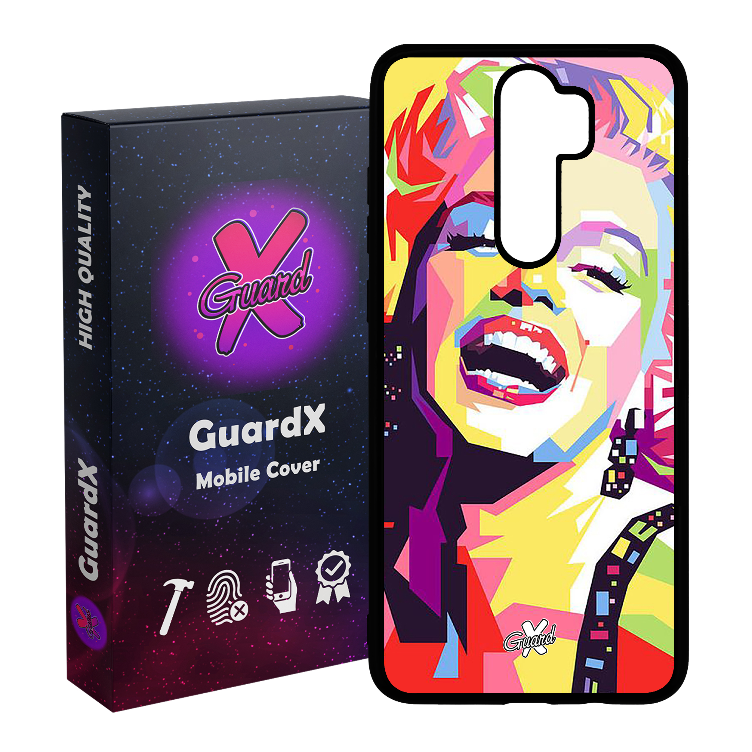 کاور گارد ایکس طرح Marilyn Monroe مدل Glass10273 مناسب برای گوشی موبایل شیائومی Redmi Note 8 Pro