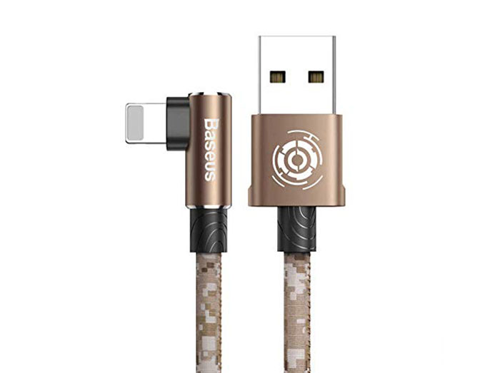 کابل چریکی لایتنینگ بیسوس Baseus Camouflage Lightning Cable 2m