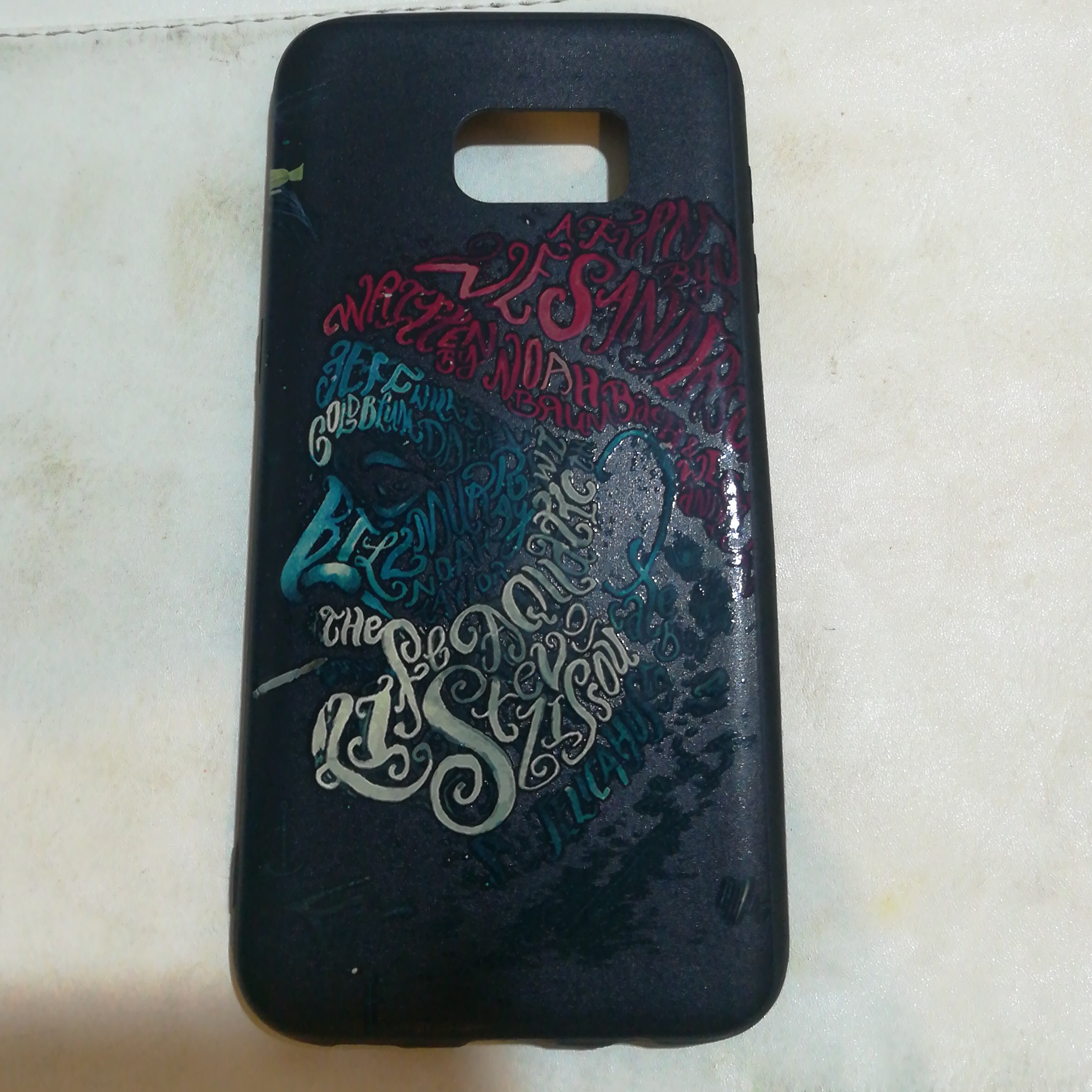 سامسونگ    S7  edge طرح حروف چهره