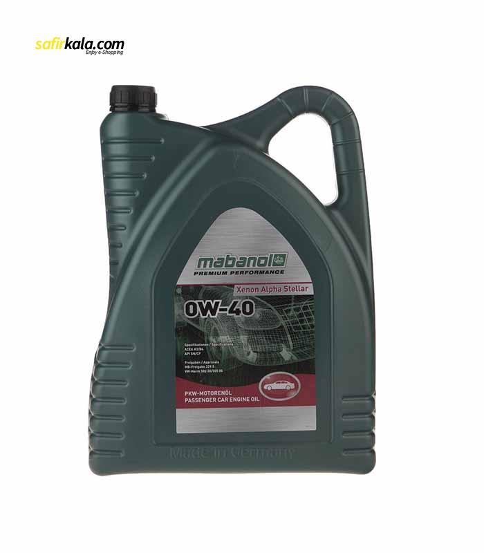 روغن موتور مبانول کد SN 0W-40 حجم 5 لیتر