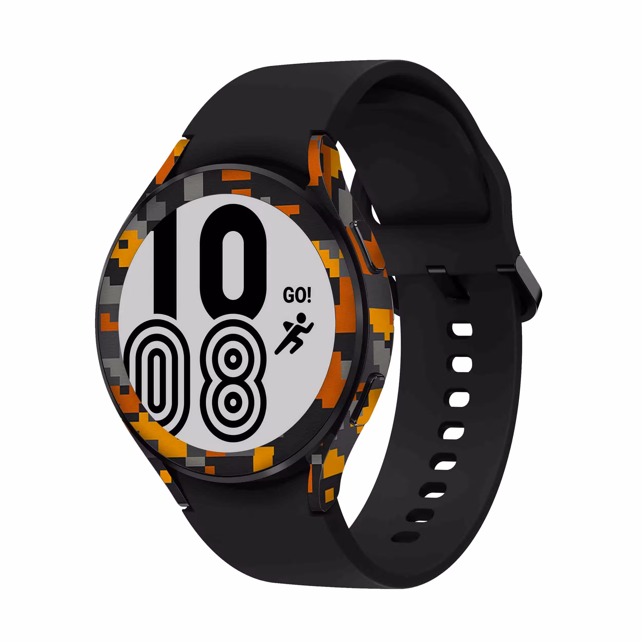 برچسب ماهوت طرح Army Autumn pixel مناسب برای ساعت هوشمند سامسونگ Watch4 44mm