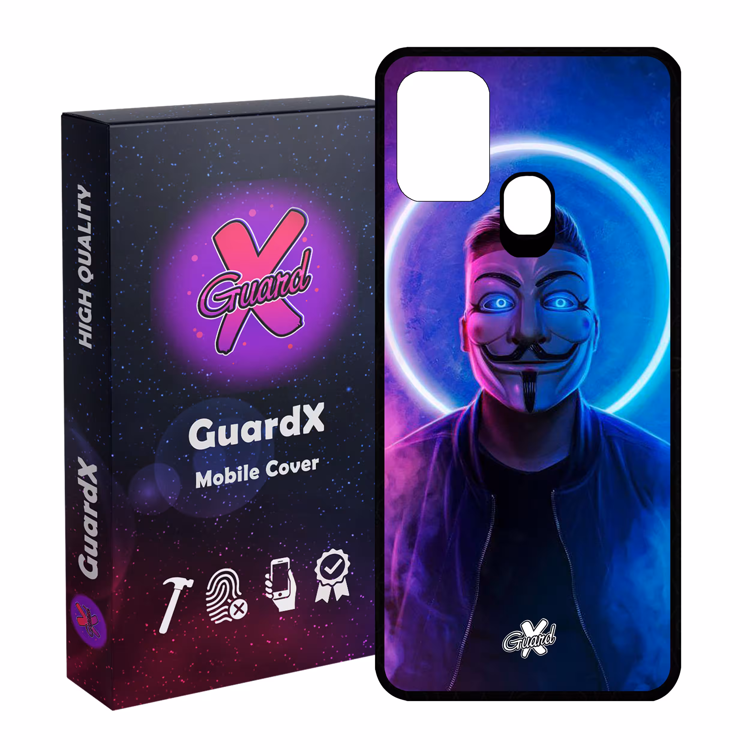 کاور گارد ایکس طرح Anonymous مدل Glass10043 مناسب برای گوشی موبایل سامسونگ Galaxy M31 / M31 Prime / F41