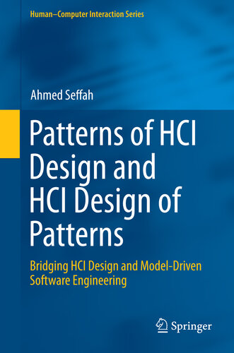 خرید و دانلود نسخه کامل کتاب Patterns of HCI Design and HCI Design of Patterns: Bridging HCI Design and Model-Driven Software Engineering