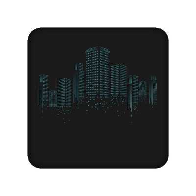 زیر لیوانی طرح ساختمان کد 852