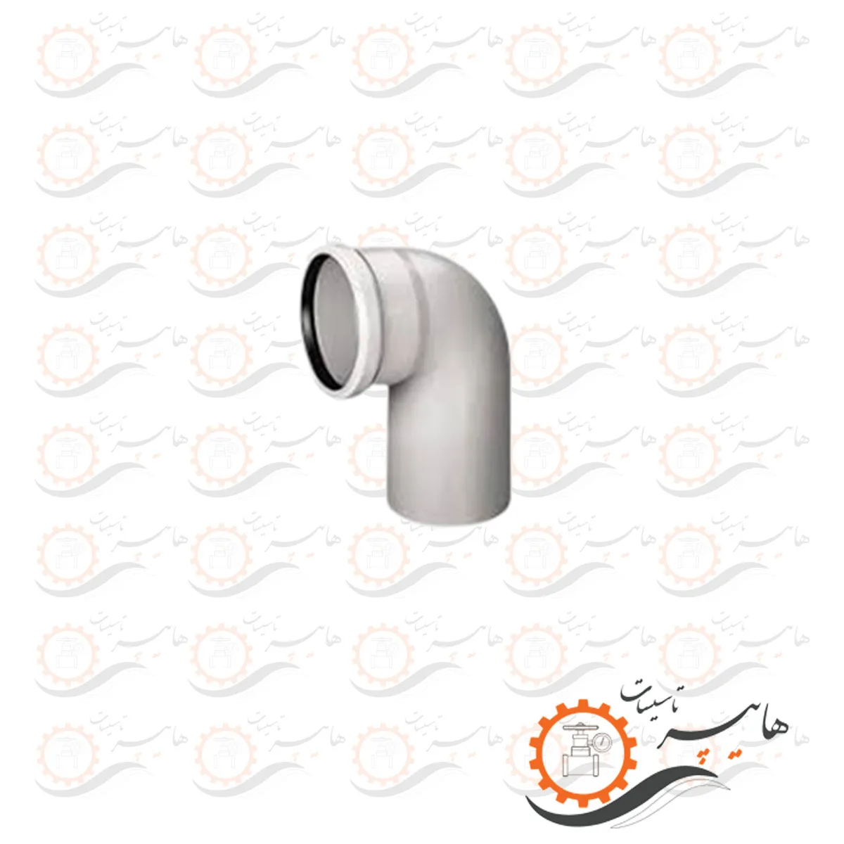 زانو 87 درجه پوش فیت سه لایه فاضلابی وحید سایز 125