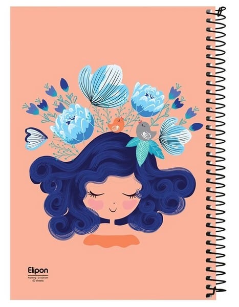 الیپون 60 برگ طراحی جلد سخت (کد 256) - کتابفروشی کوچه کتاب