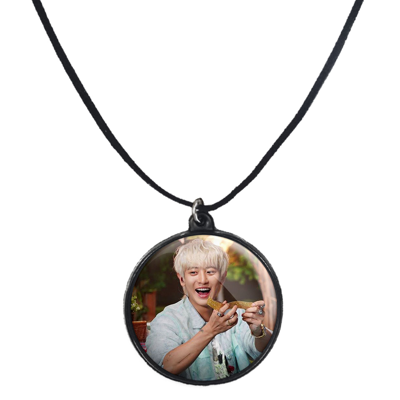 گردنبند پرمانه طرح exo کد pmb.13962 مدل دو طرفه