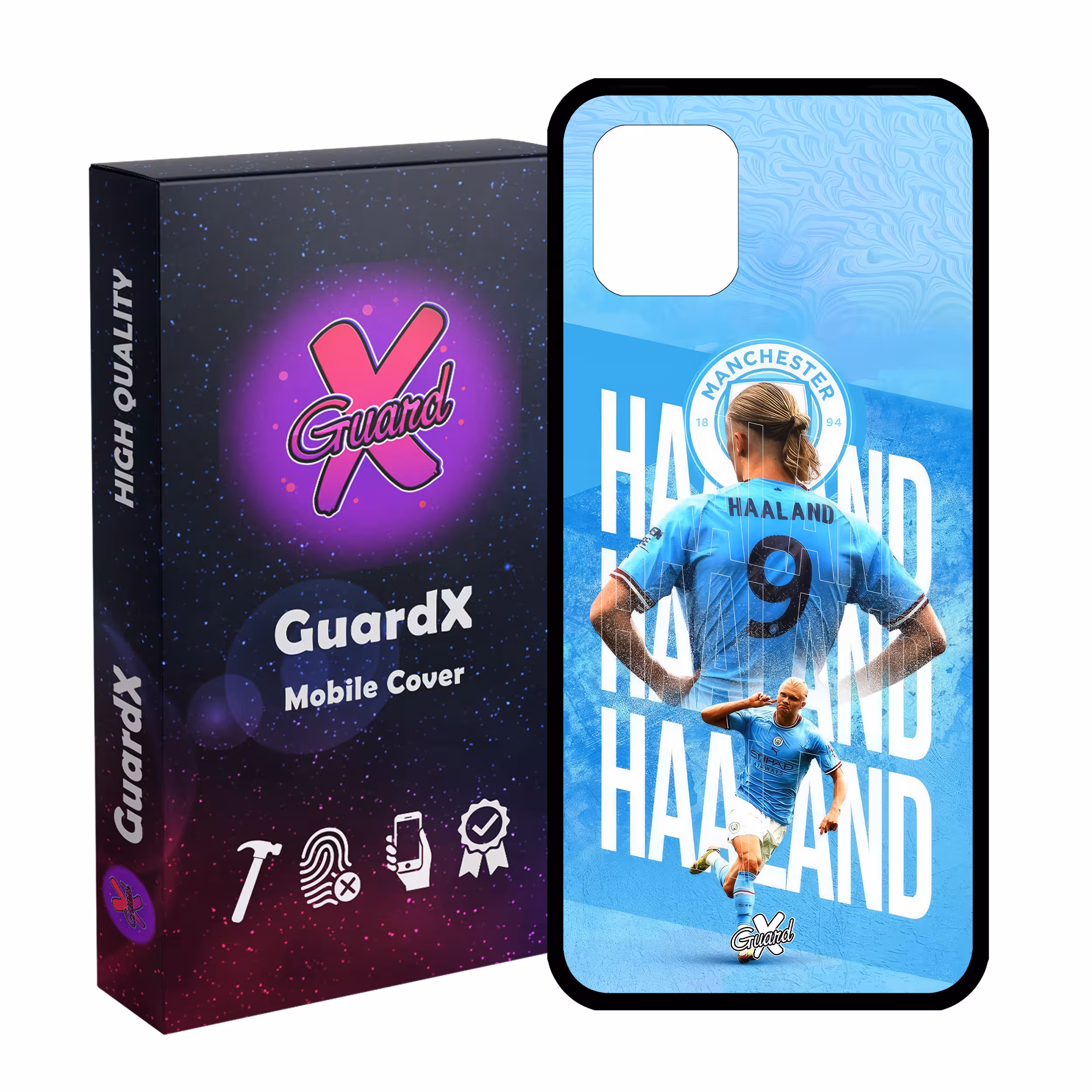 کاور گارد ایکس طرح ارلینگ هالند مدل Glass10575 مناسب برای گوشی موبایل سامسونگ Galaxy Note 10 Lite / A81