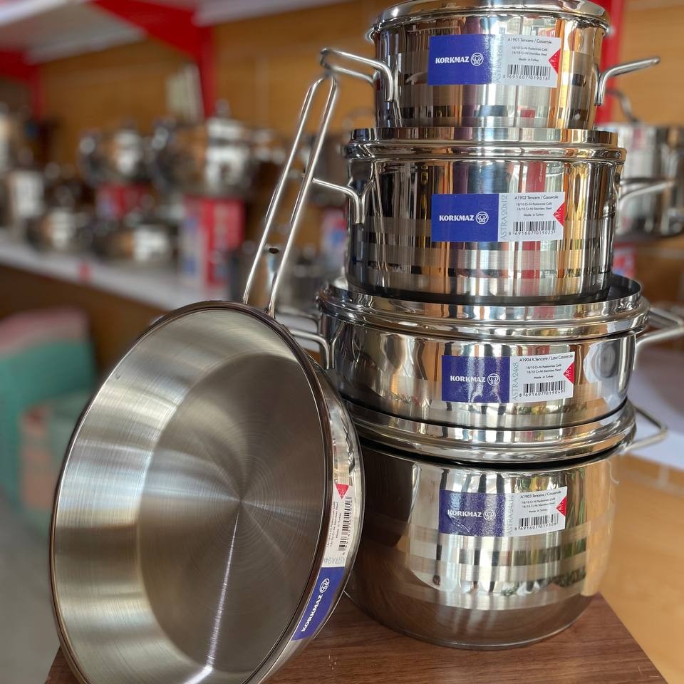 سرویس قابلمه استیل برند کرکماز مدل آسترا 