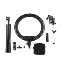 کیت پیشنهادی بلاگری 4 : رینگ لایت KY-BK416II Ring Light   پایه و میکروفن بيسيم وايرلس K8